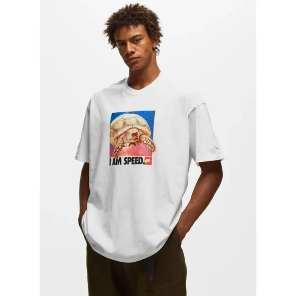 Nike Mens Sportswear MAX90 Loose Fit T-Shirt White I Am Speed XL FD1350-100
